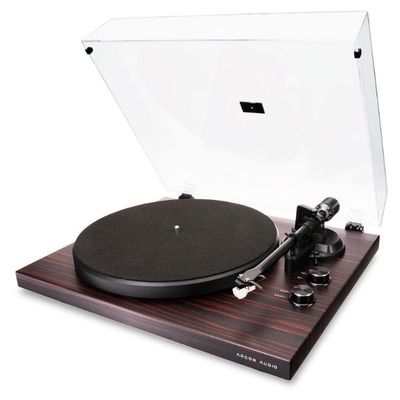 Argon Audio TT MK2 Belt Drive Turntable Satin Mahogany