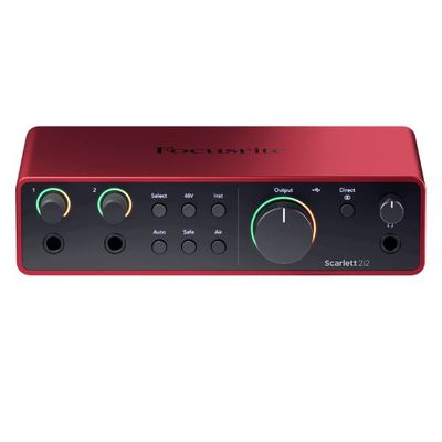 Focusrite Scarlett 2i2 4th Gen 2-Channel Audio Interface with USB-C Connection Focusrite Scarlett 2i2 4th Gen 2-Channel Audio Interface with USB-C Connection