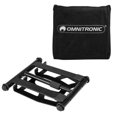 Omnitronic SLR-X2 Folding DJ Laptop Stand With Bag