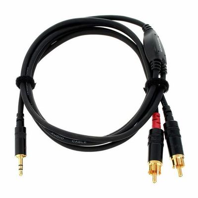 Cordial CFY 1.5 WCC Stereo Jack 3.5 mm to RCA Cable 1.5m