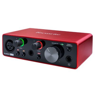Focusrite Scarlett Solo 3rd Gen 2-Channel Audio Interface with USB-C Connection