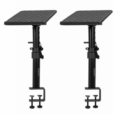 Omnitronic TMO-4 Desktop Studio Monitor Speaker Stand With Clamp (Pair) Omnitronic TMO-4 Desktop Studio Monitor Speaker Stand With Clamp (Pair)