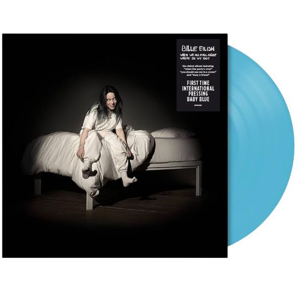 Billie Eilish - When We All Fall Asleep Where Do We Go? LP Vinyl Record (Baby Blue Vinyl)