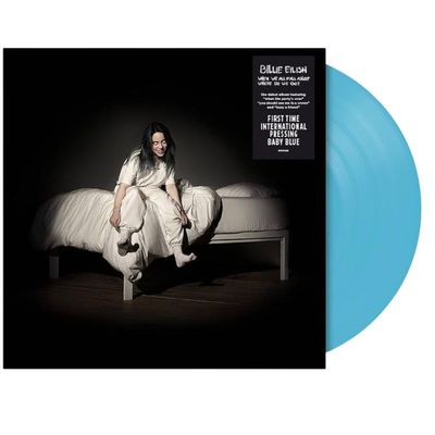 Billie Eilish - When We All Fall Asleep Where Do We Go? LP Vinyl Record (Baby Blue Vinyl)