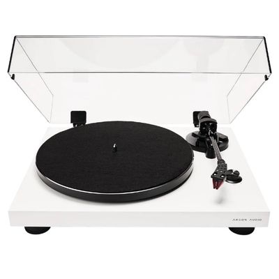 Argon Audio TT-3 PLUS Belt Drive Turntable White Argon Audio TT-3 PLUS Belt Drive Turntable White