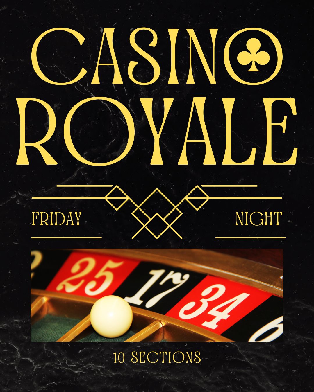 Friday Night Casino Royale Table