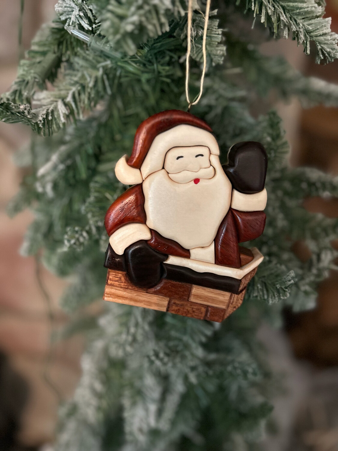 Hoho Santa Ornament
