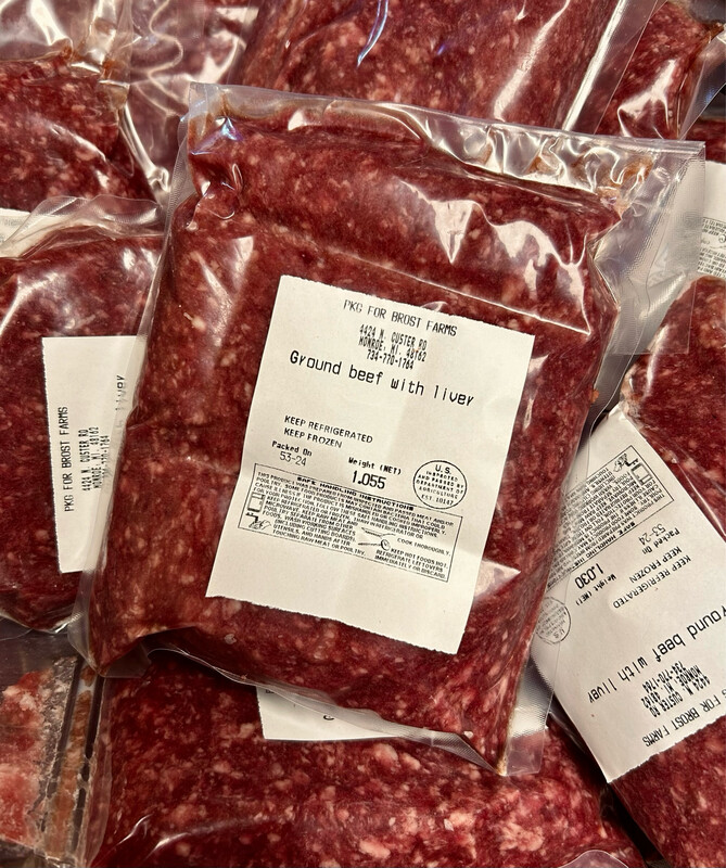 Ground Beef & Liver Blend 