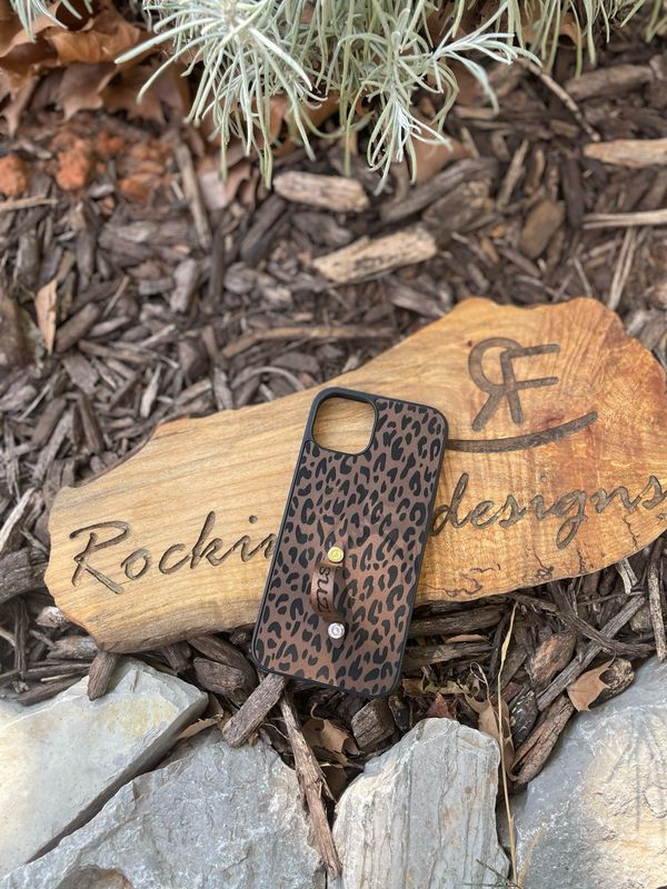 Custom Laser Engraved Leatherette Phone cases