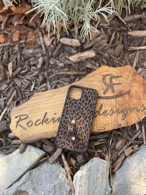 Custom Laser Engraved Leatherette Phone cases