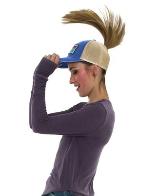 Laser Engraved Leather/or Leatherette Patches for Ladies Fit with Ponytail Mesh Back Hat PNY100 hats