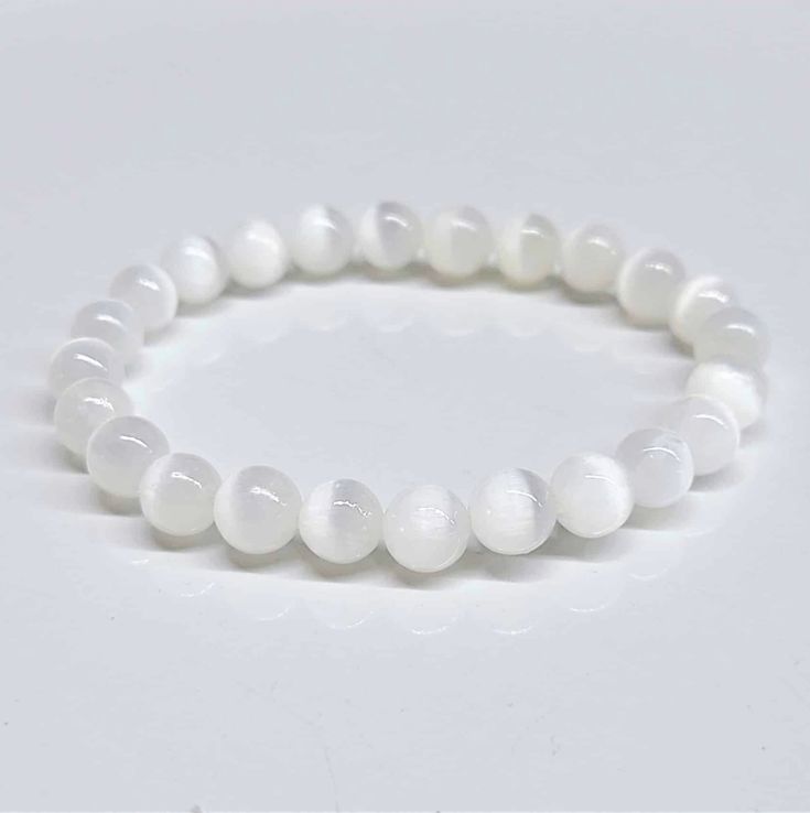 Bracelet Cristal de Sélenite