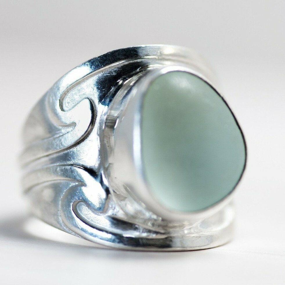 Sea Glass Ring (NEW WAVE)