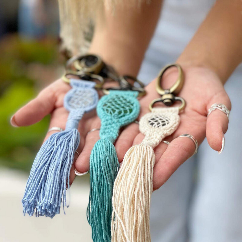 Sea Glass Keychain