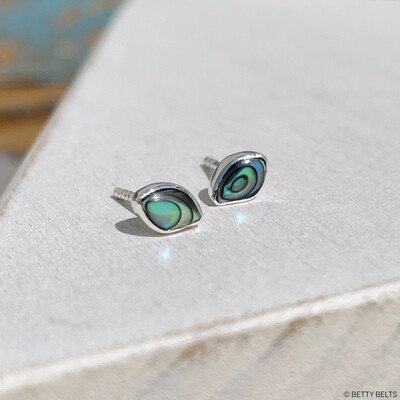 PEBBLE Studs (Silver &amp; 24K Gold Vermeil)