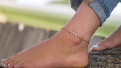 HUI HUI Wave Anklet