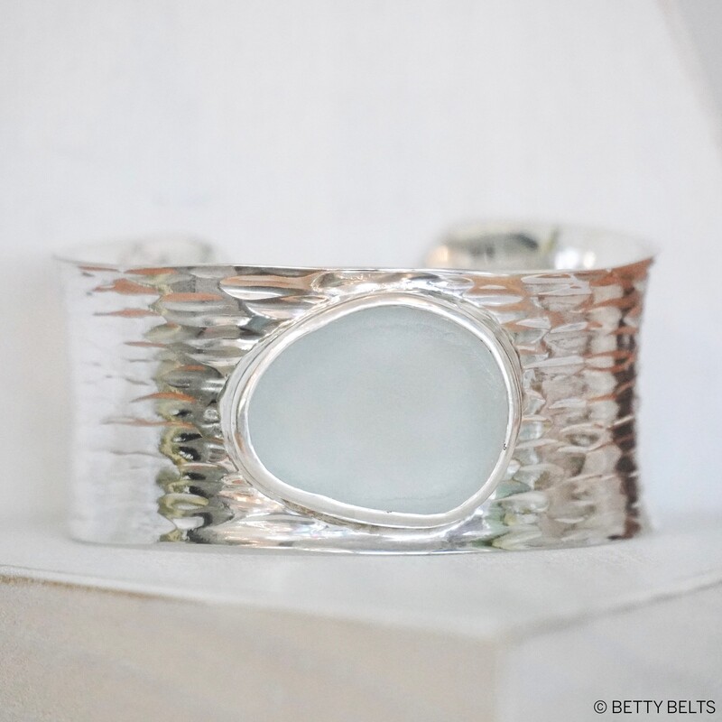 Water Sea Glass Cuff