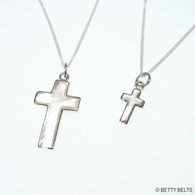 Shell CROSS Necklace (Silver Version)