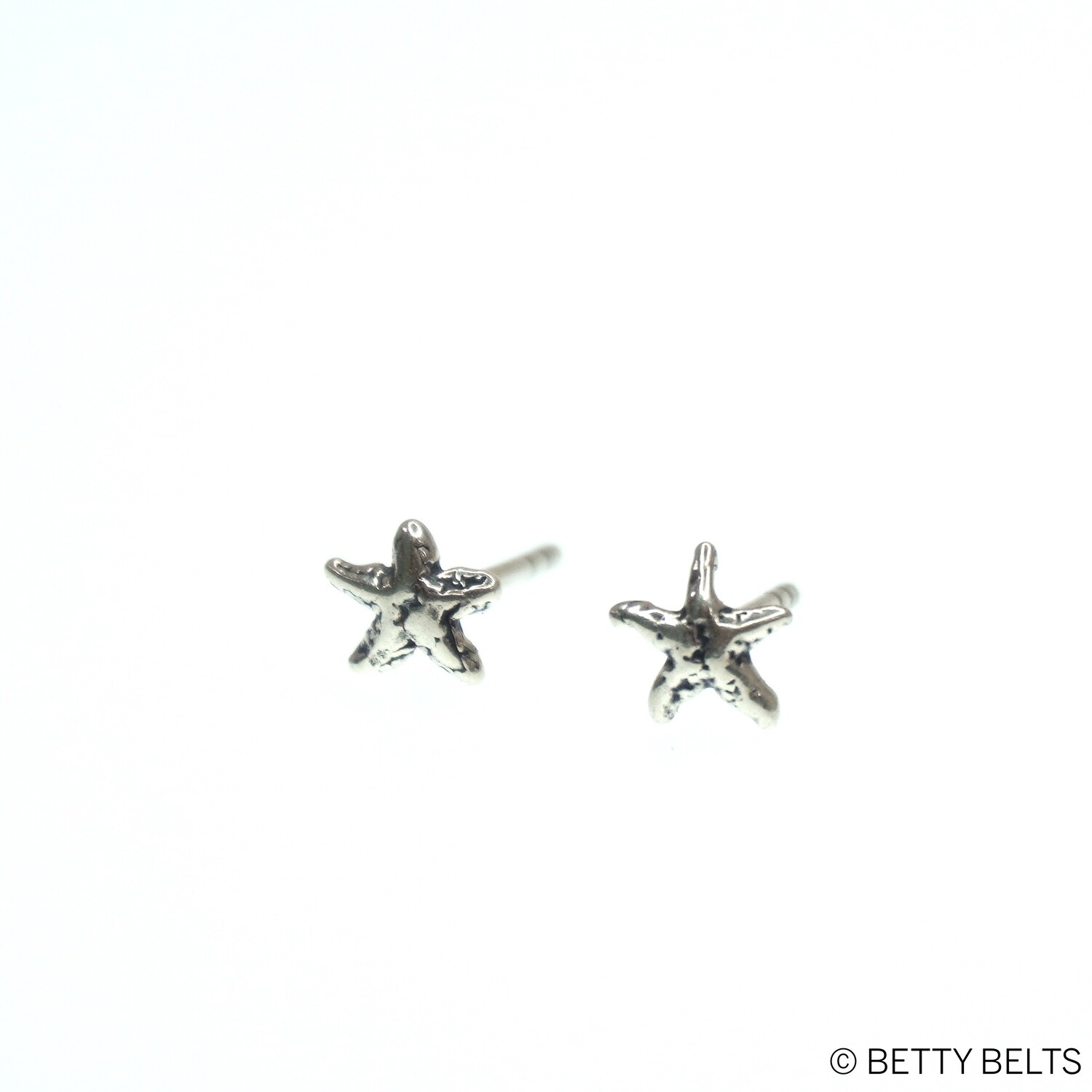 [希少]　NUTS OUTDOOR BRIESTAブリエスタspark gold Sea Star Studs (Silver & 24K Gold Vermeil)