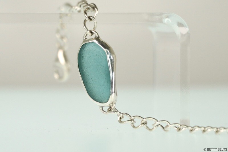 BETHANY Sea Glass Chain Bracelet