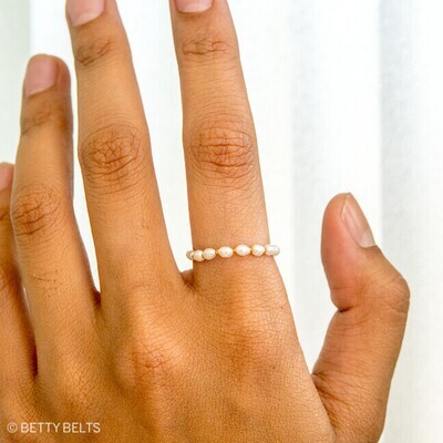 JACKIE Rice Pearl Ring, Version:: Regular Pearl