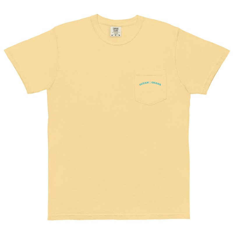 Ocean Ohana Unisex garment-dyed pocket t-shirt