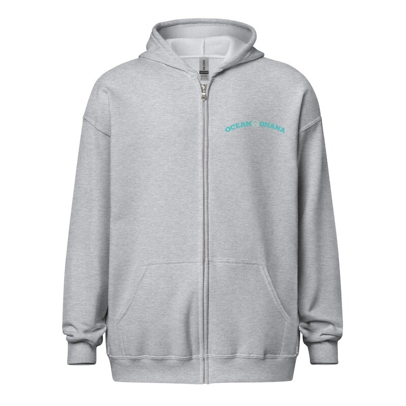 Ocean Ohana Unisex heavy blend zip hoodie