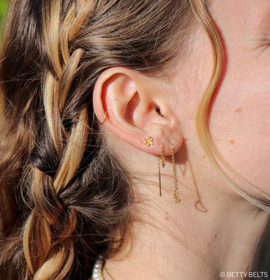 Tiny Piercing Hoop (Silver & 24K Gold Vermeil)