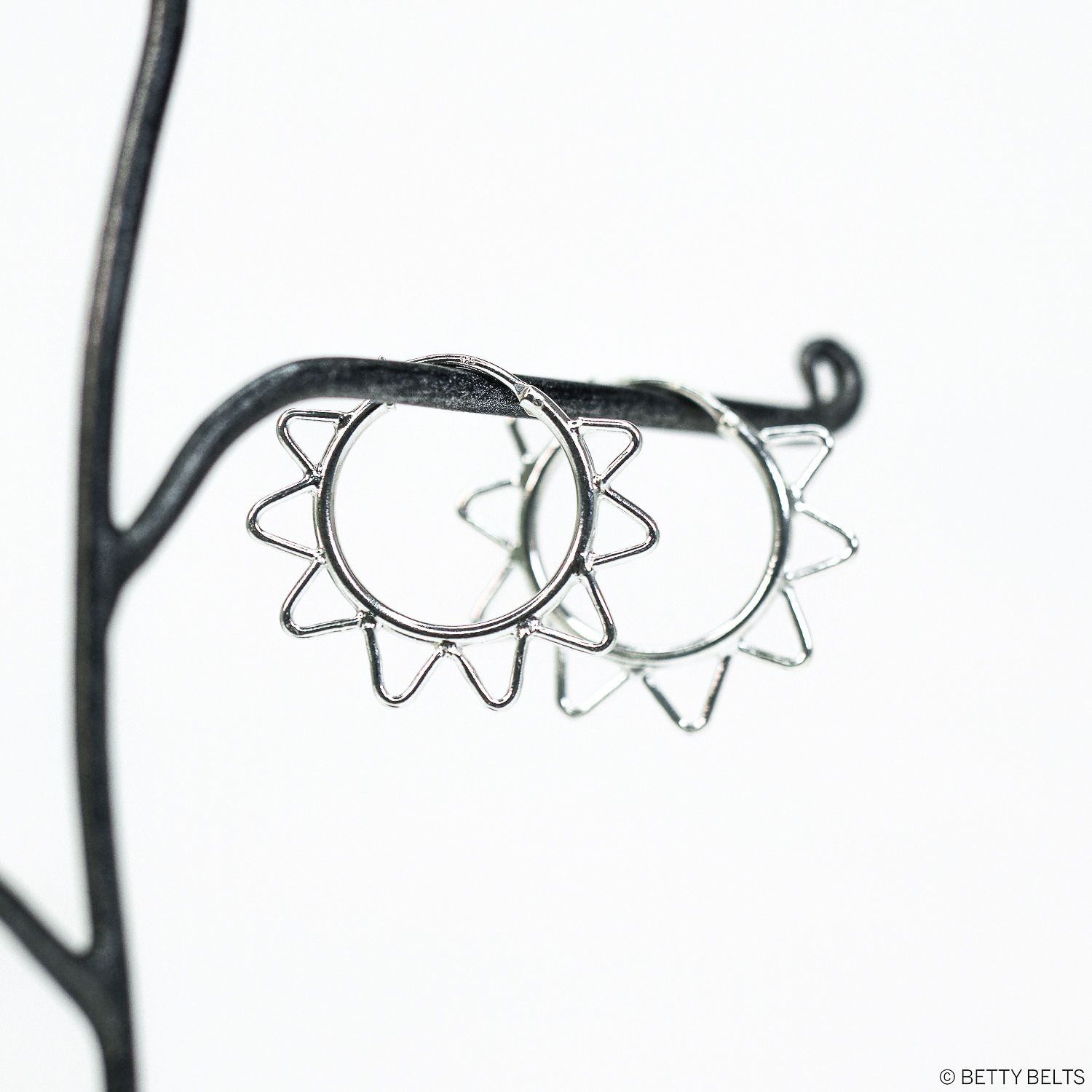 SUNNY Mini Hoops (Silver &amp; 24K Gold Vermeil), METAL:: 925 Sterling Silver