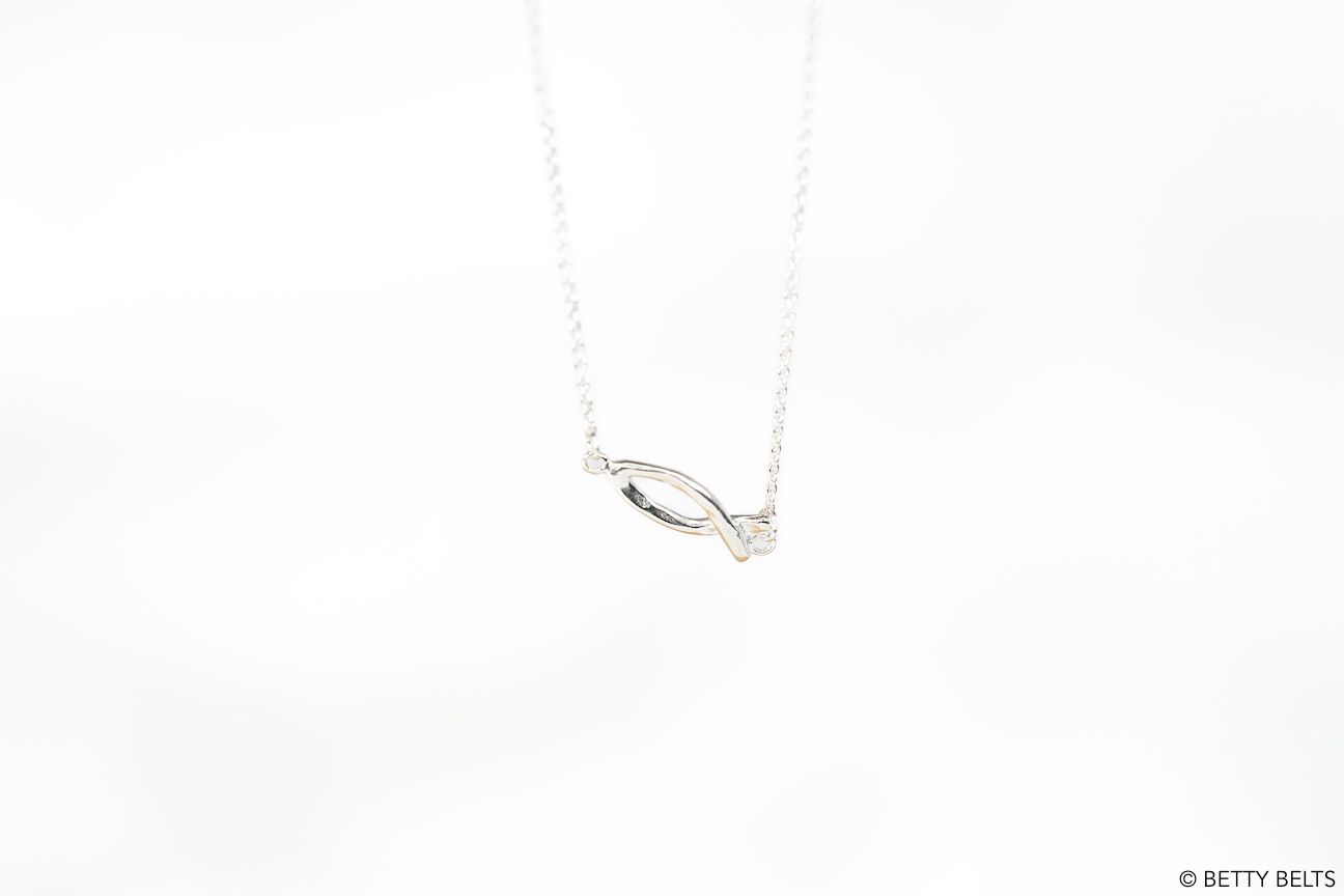 Fish Necklace (Sterling Silver &amp; 24K Gold Vermeil), METAL:: Only Sterling Silver