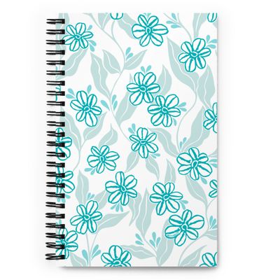 Betty Kelpy Print Spiral Notebook in OCEAN (made-to-order)