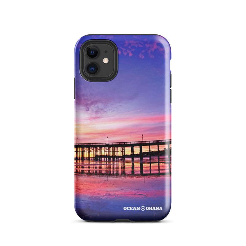 Ocean Ohana Ventura Pier Sunset iPhone Case (made-to-order)