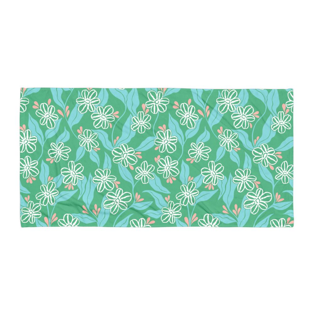 Betty Kelpy Print Towel in FOREST (made-to-order)
