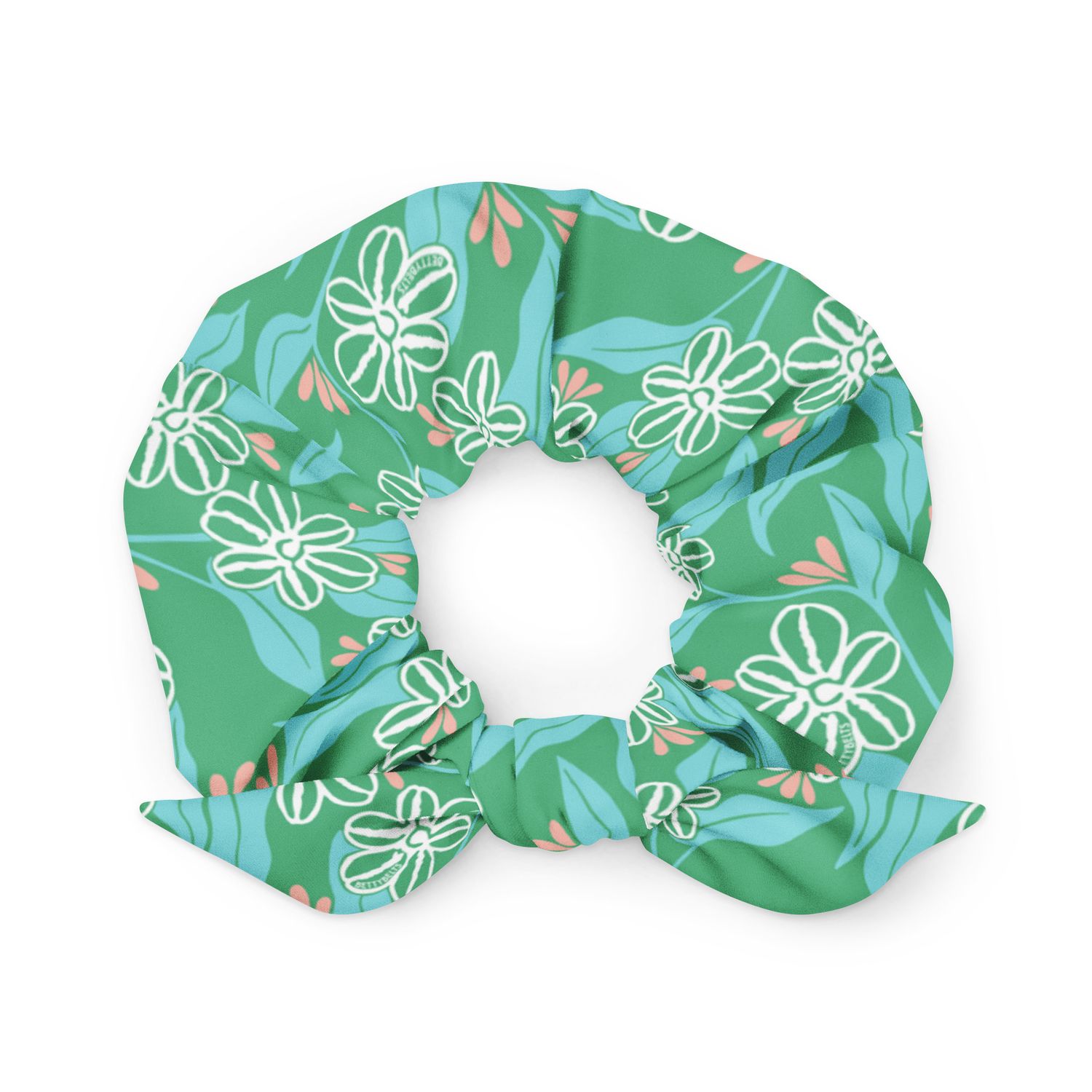 Betty Kelpy Print Scrunchie in FOREST (made-to-order)
