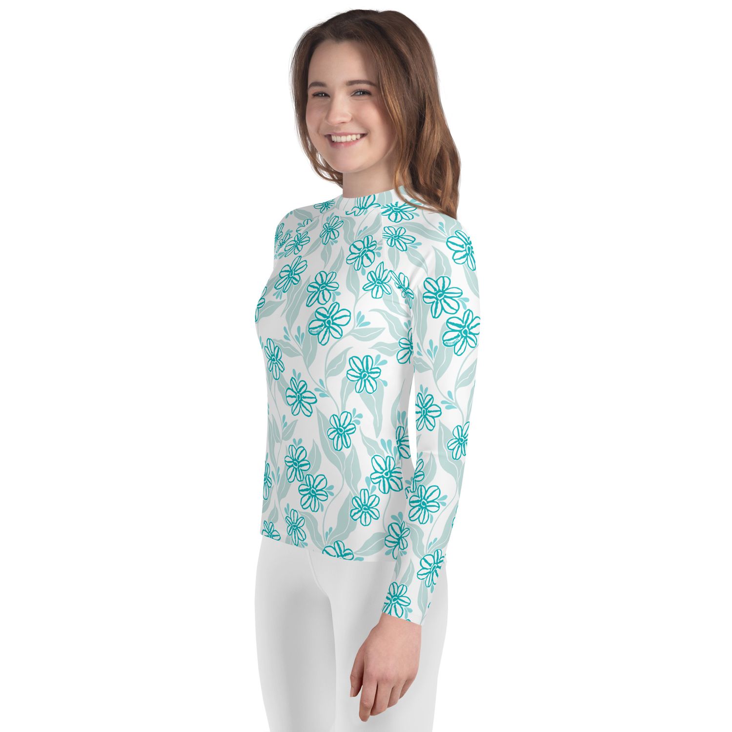 Betty Kelpy Youth Rash Guard in OCEAN (made-to-order)