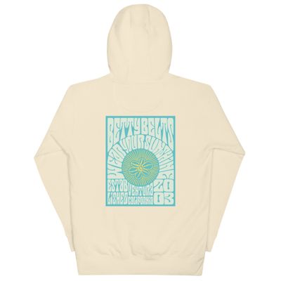 Groovy Unisex Hoodie in AQUA (made-to-order)