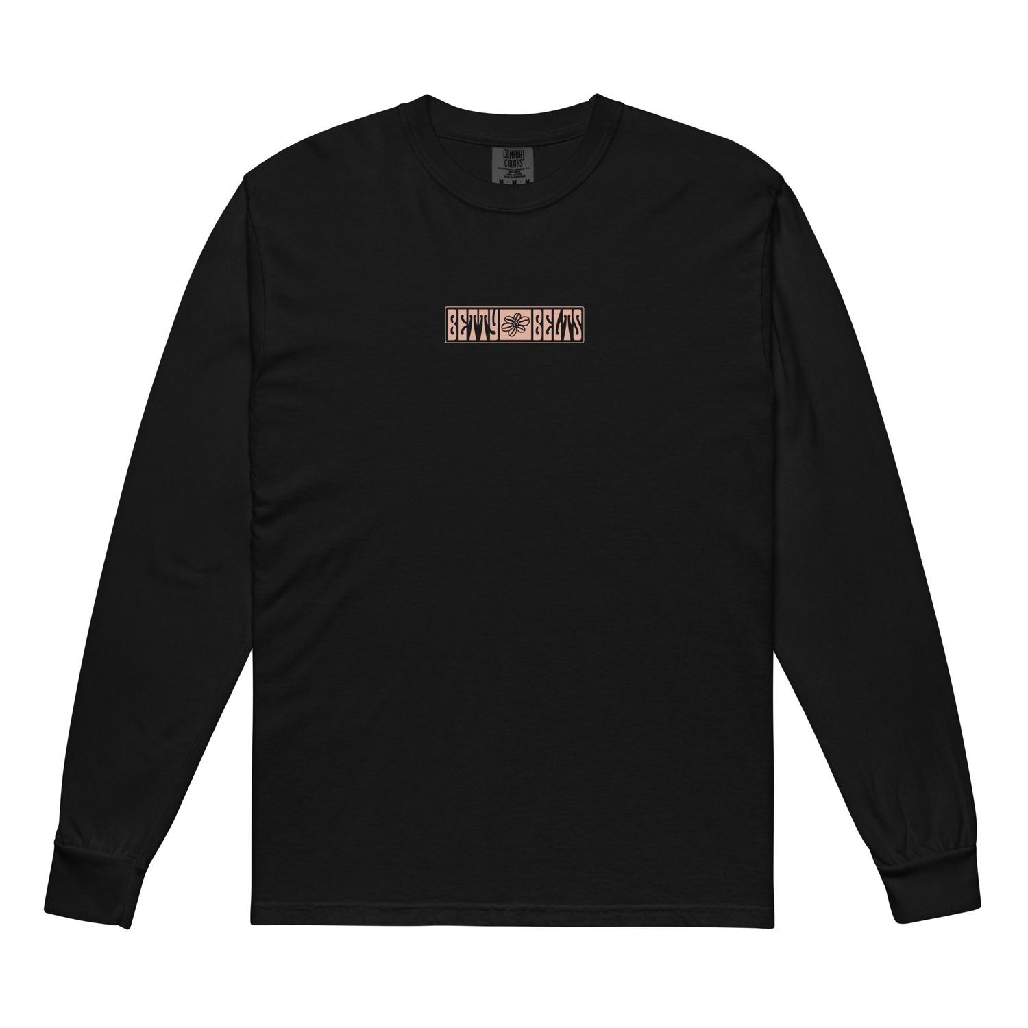 Groovy Garment-dyed heavyweight long-sleeve shirt in SUN (made-to-order)
