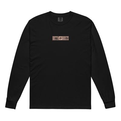 Groovy Garment-dyed heavyweight long-sleeve shirt in SUN (made-to-order)