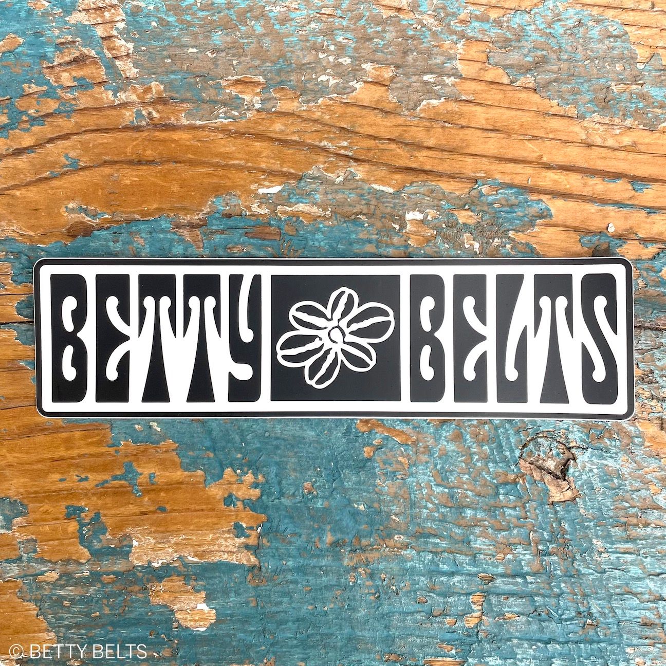 OG Betty Belts Logo Sticker (Black)