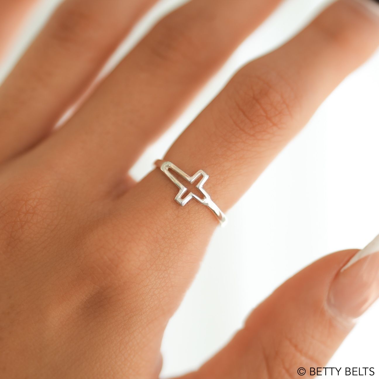 Bitty Cross Ring