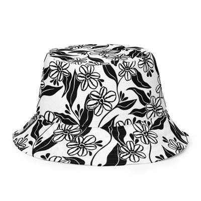 Betty Kelpy Reversible bucket hat in DUSK &amp; OCEAN (made-to-order)