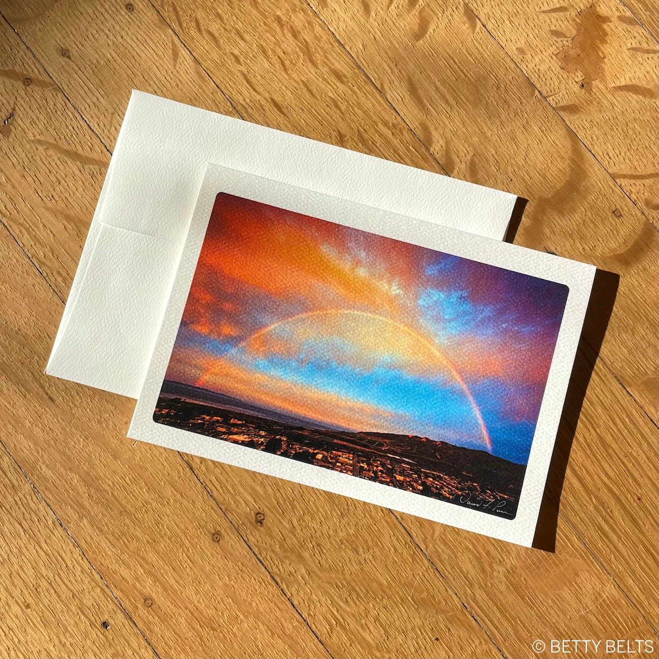 David Pu&#39;u Photography Blank Note Cards (Gift Set of all 7), Choose:: Rainbow Bridge - Ventura, CA