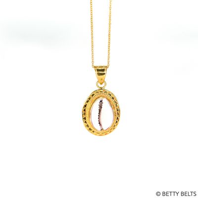 CAYDEN Cowrie Necklace (24K Gold Vermeil)