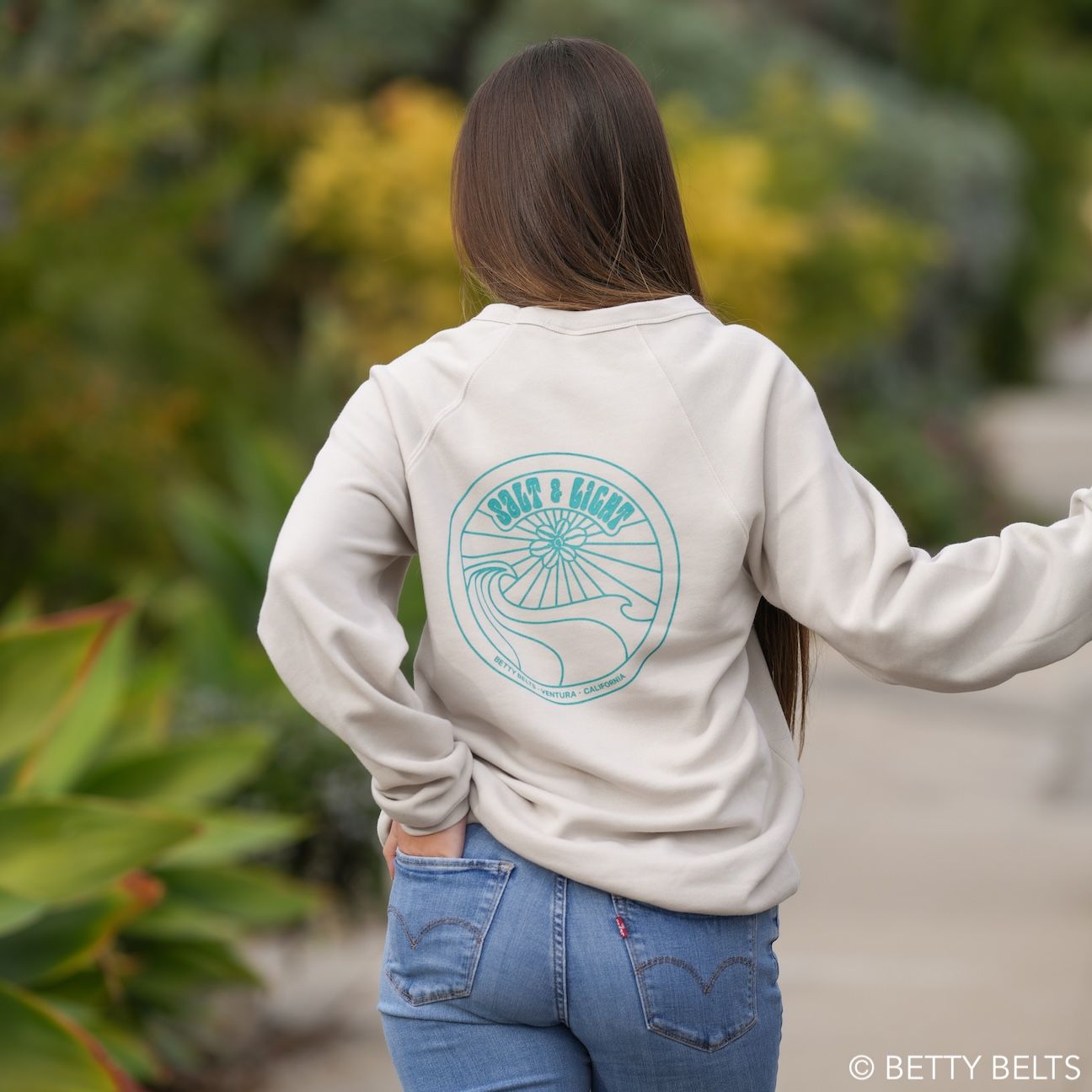 OG Betty Logo + Salt &amp; Light Cozy Fleece Crewneck