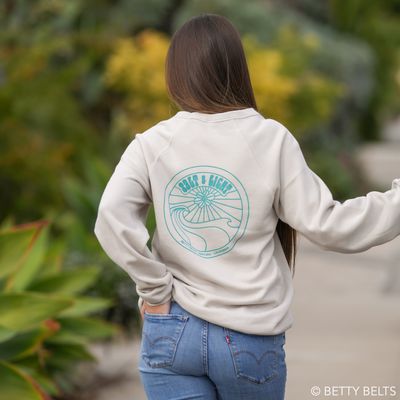 OG Betty Logo + Salt &amp; Light Cozy Fleece Crewneck