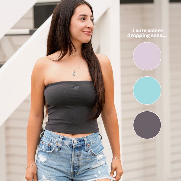 Embroidered Betty Flower Tube Top (Pre-Order)