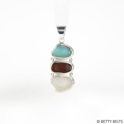 CAIRN Sea Glass Pendant / Necklace