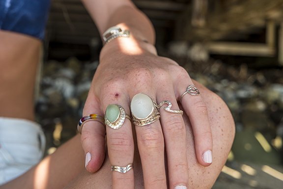 Sea Glass Ring (ROCKSTAR)