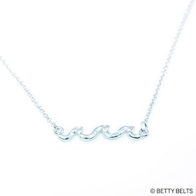 HUI HUI Waves Sterling Chain Necklace