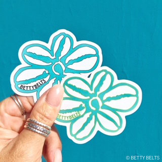 Betty Flower Magnet